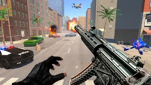 Police Drone Bike Gangster Chase Games 2020 Screenshot 3