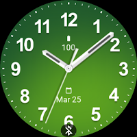 Casual Fresh Green Watch Face