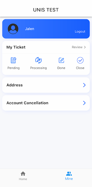 UNIS Service Screenshot 2