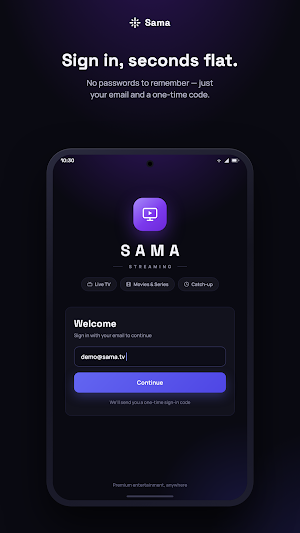 Sama TV Player Screenshot 0