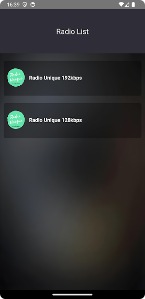 Radio Unique Screenshot 0