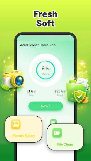 AeroCleaner Home App Screenshot 0