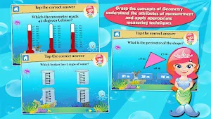 Mermaid Princess Grade 3 Games Screenshot 2