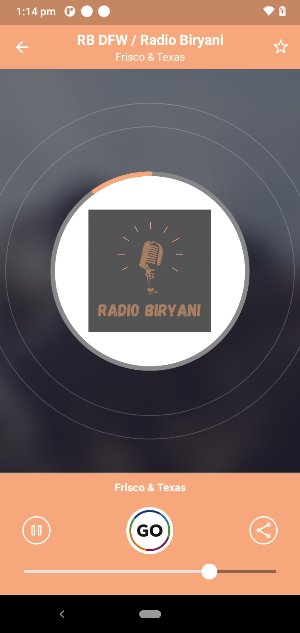 Radio Biryani App Screenshot 1