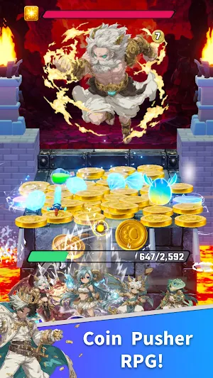 Coin Summoner: Coin Pusher RPG Screenshot 0