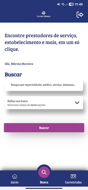 Cartão Aliança Screenshot 0