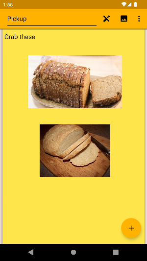 Pinned Note Screenshot 2