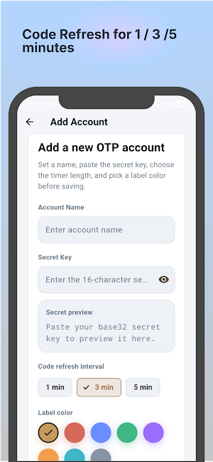 HTG Authenticator Screenshot 0