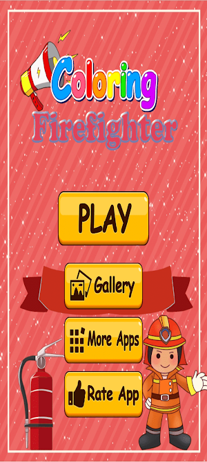 Firefighter Coloring Screenshot 1