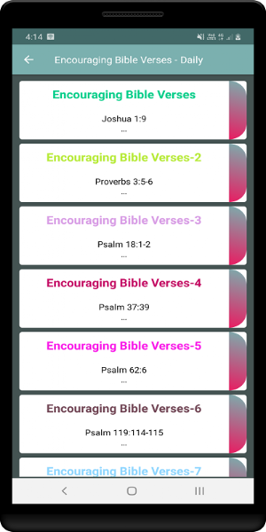 Encouraging Bible Verses - Daily Screenshot 1