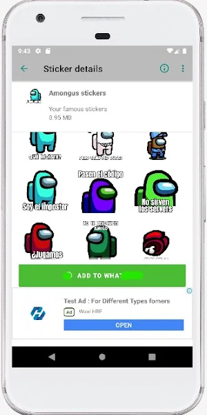 Stickers Game and Anime Screenshot 3