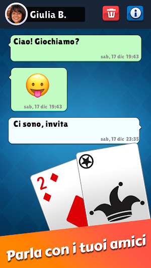 Burraco classico carte online Screenshot 1
