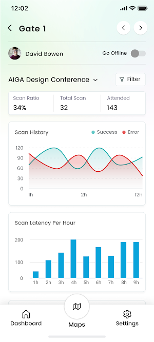 EventBookings Supervisory Screenshot 1