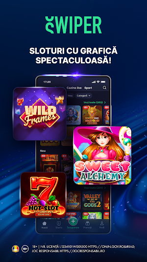 Swiper - Cazinou & Păcănele Screenshot 1