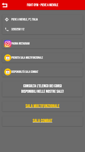 FIGHT GYM APP Screenshot 2