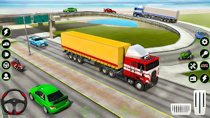 Gold Transport Truck Simulator Screenshot 1