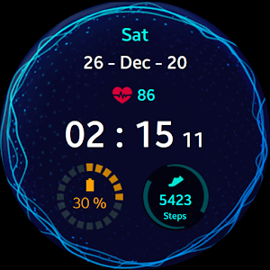 Music Pulse Watch Face Screenshot 1