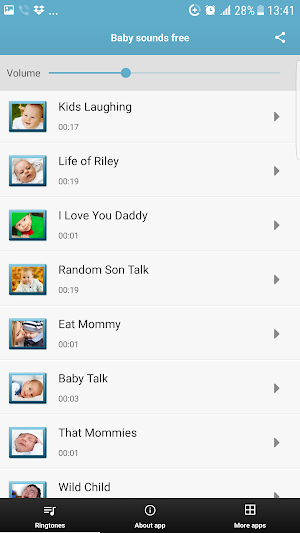 Baby Sounds Free Screenshot 1