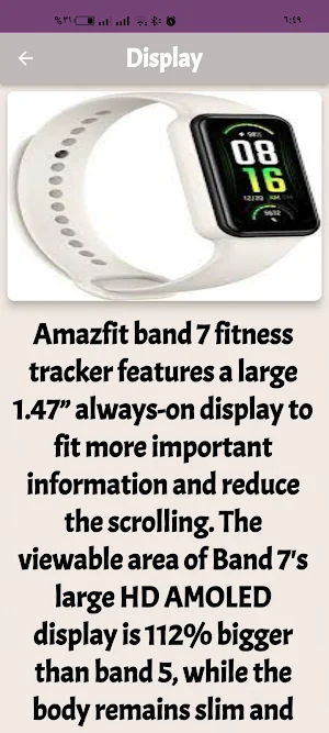 Amazfit Band 7 Fitness guide Screenshot 0