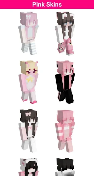 Pink Skins For Minecraft Screenshot 1