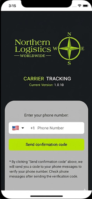 Northern Carrier Tracking Screenshot 0