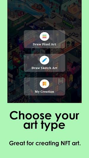 NFT Maker: Pixel, Digital Art Screenshot 0