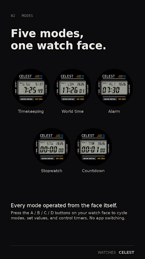 Retro Watch Complication Screenshot 1