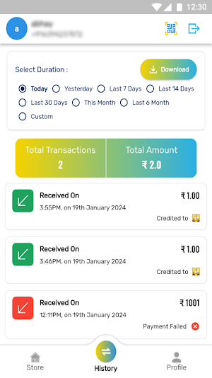 KVGB Bank Merchant App Screenshot 3