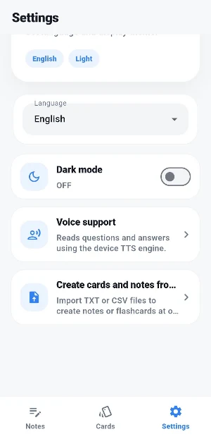 My Vocabulary - Flashcards Screenshot 2