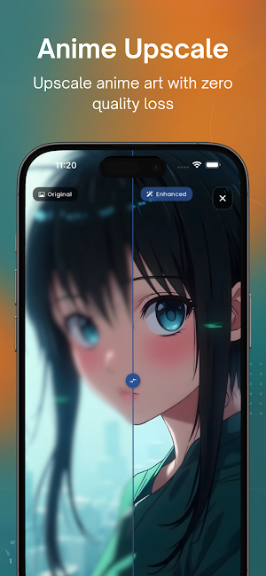 Upscale: Enhance photo quality Screenshot 2
