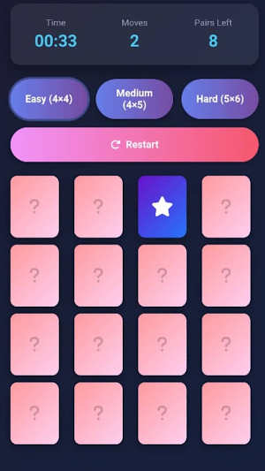 Memory match Screenshot 1