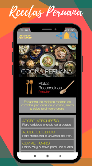 Recetas de Comidas Peruanas Rápidos y Fáciles Screenshot 1