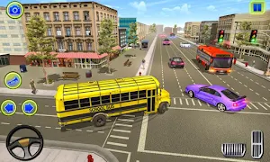 School Bus Driving Games : City Coach Bus Driver Screenshot 0