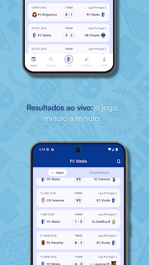 FC Vizela – App Oficial Screenshot 1