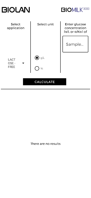 BIOMILK CALCULATOR Screenshot 0