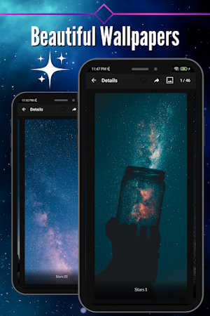 Moon and Stars Wallpapers HD Screenshot 2