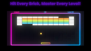 Neon Brick Breakout Screenshot 2