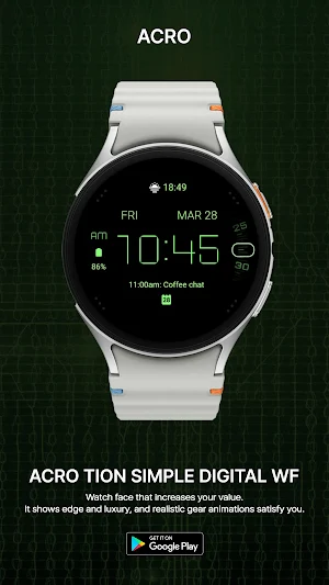 ACRO Tion simple Digital Watch Screenshot 0