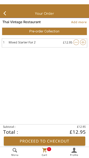 Thai Vintage restaurant Screenshot 2