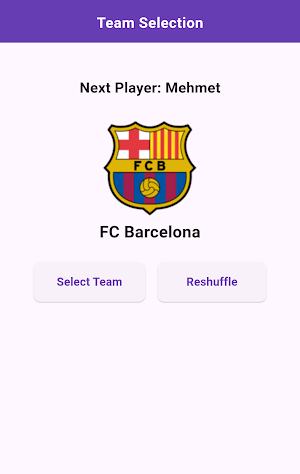 Random Football Team Selector Screenshot 3