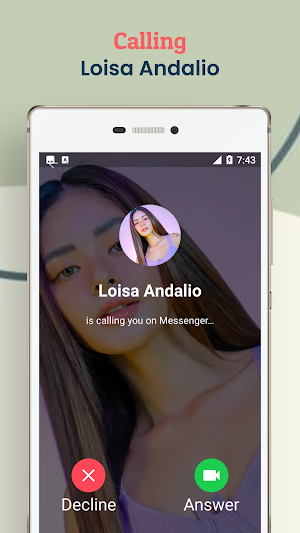 Loisa Andalio Fake Call Screenshot 2