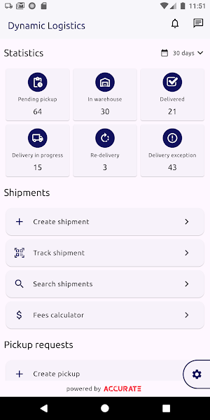Dynamic Logistics Services Screenshot 2