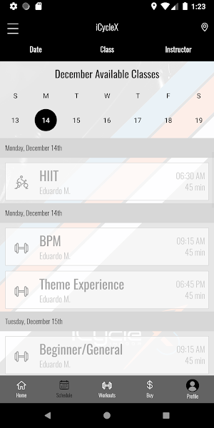 iCycleX Screenshot 2