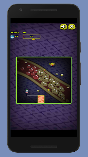 Virus Attack Qix Screenshot 3