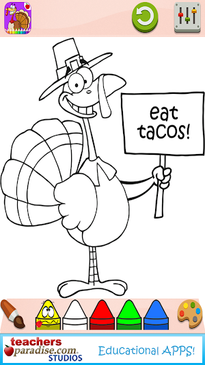 Thanksgiving Coloring Book Screenshot 1