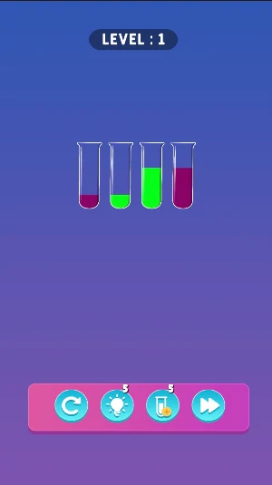 Rainbow tube:color sorting Screenshot 0