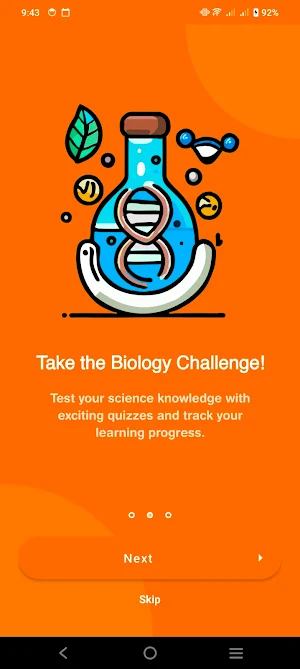 Daily Chemistry Quiz App Screenshot 1