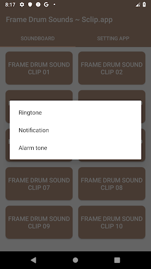Frame Drum Sound Collections ~ Sclip.app Screenshot 3