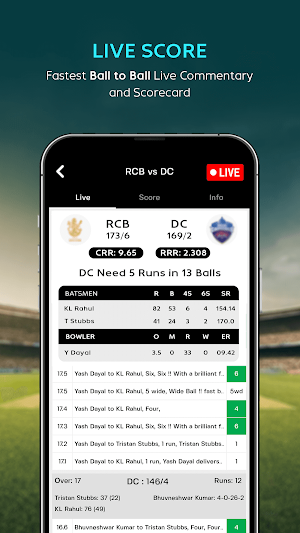 Fantasy Team 11 & Live Score Screenshot 2