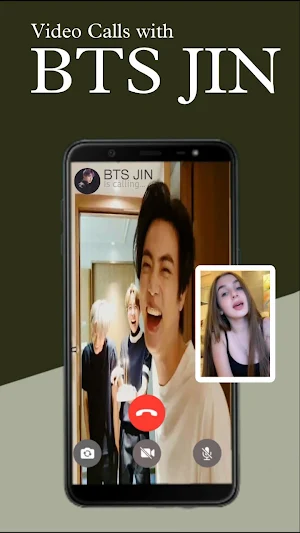BTS Jin - Fake Video Call Screenshot 0